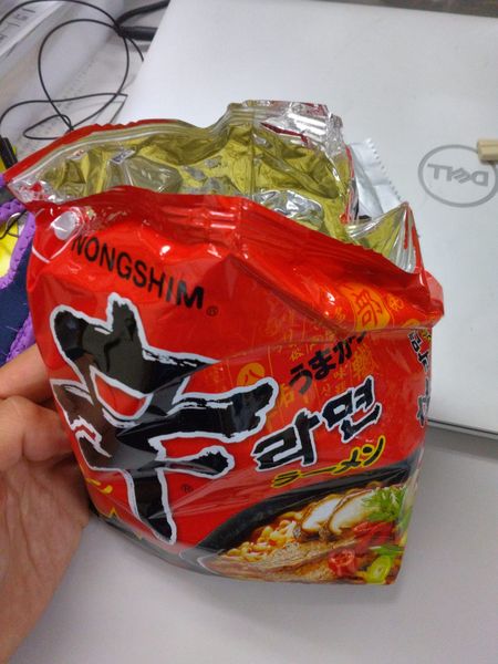 袋麺を...