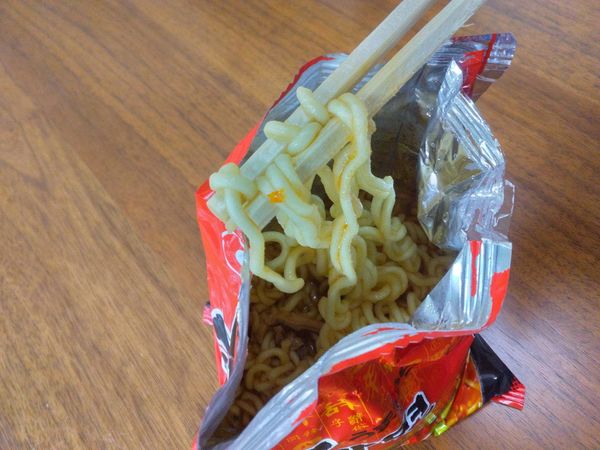 袋麺を...